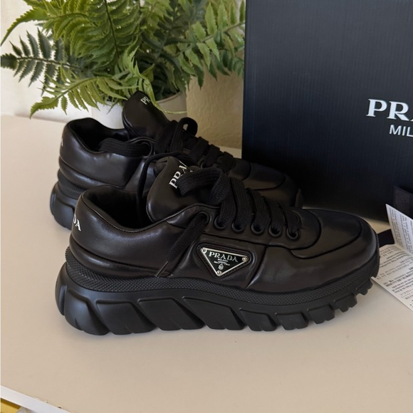Prada Women's Black Chunky Sneakers - Picture 1 of 5